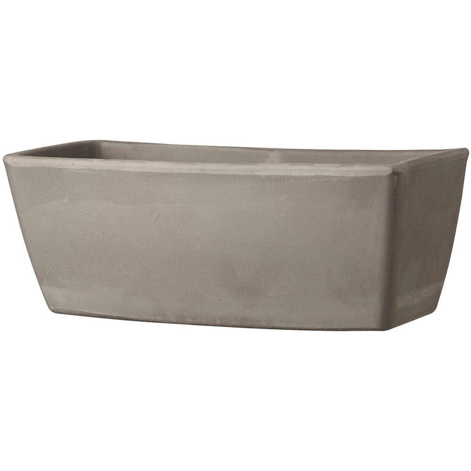 Deroma Terakotový truhlík Cassetta Garda Grafite, 13 x 32 x 16 cm