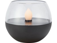 Solární LED svítidlo, IP44, černá/transparentní, pr. 10 x 8,5 cm