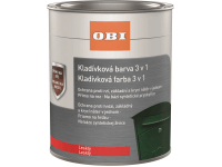 OBI Kladívková barva 3v1 lesklá tmavě zelená 750 ml