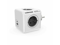 Cubenest Rozbočovač PowerCube Original USB PD 20W, 4x zásuvka + USB A+C, šedá Cubenest Rozbočovač PowerCube Original USB PD 20W, 4x zásuvka + USB A+C, šedá