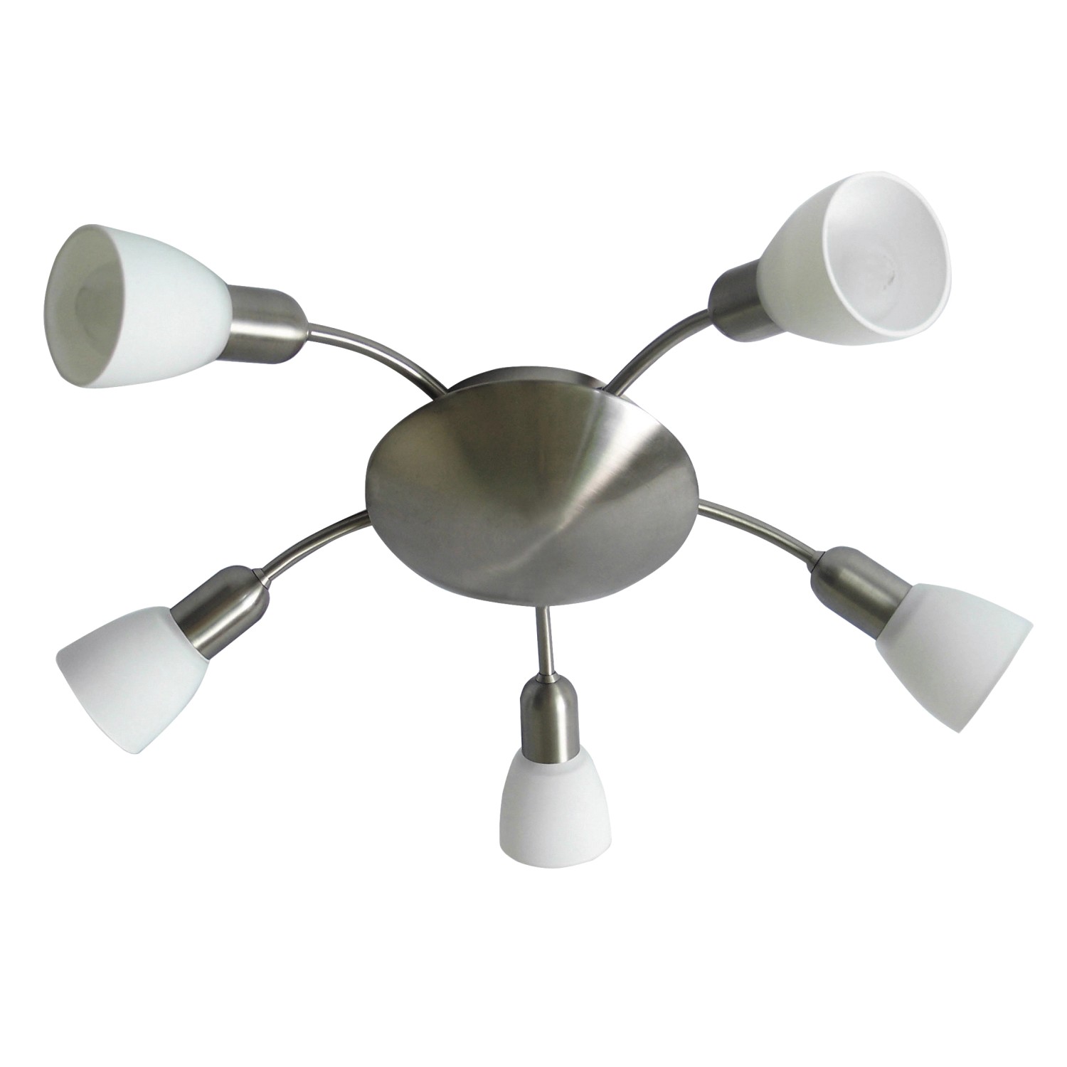 Rabalux Stropní 5bodové svítidlo Soma, chrom, pr. 47 x 16,5 cm