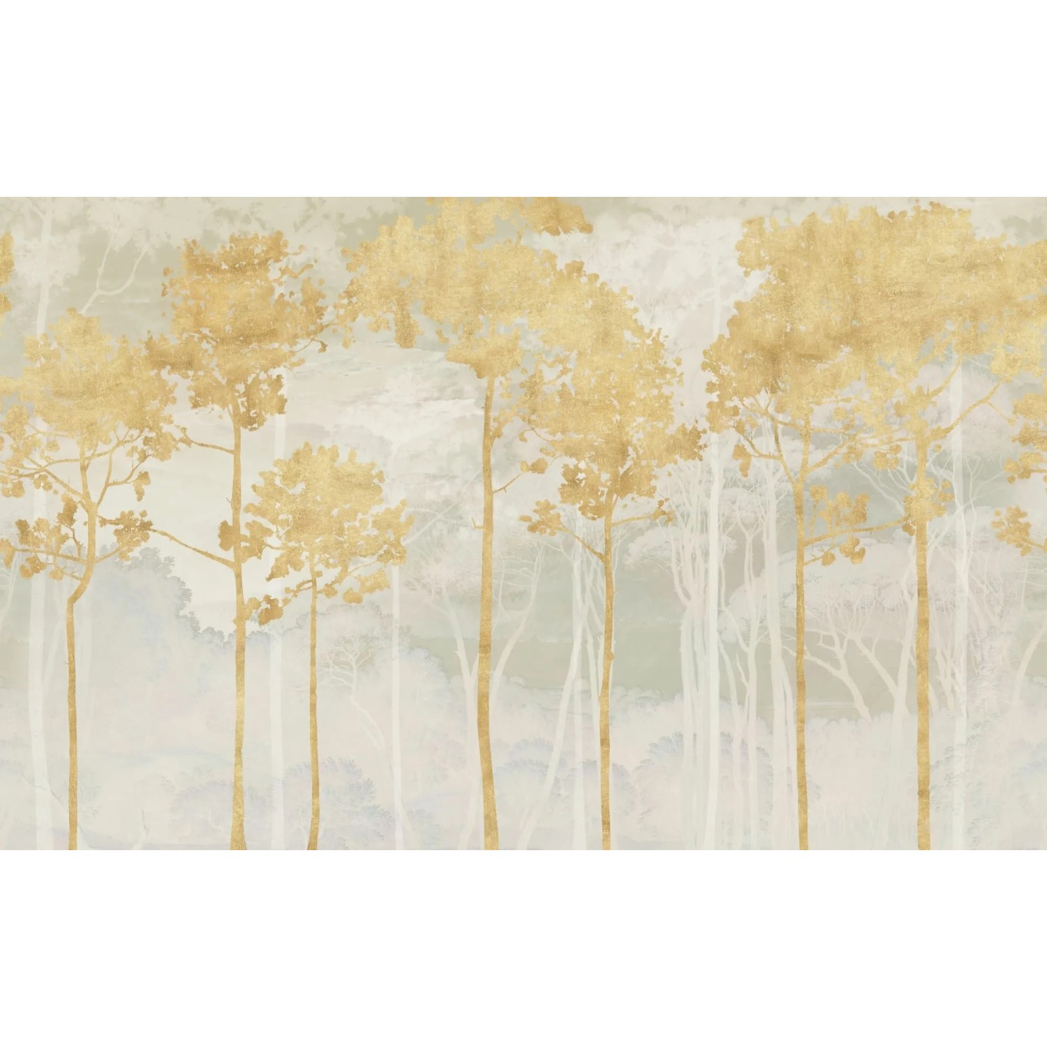 Komar Vliesová fototapeta Golden Pines 250 x 400 cm