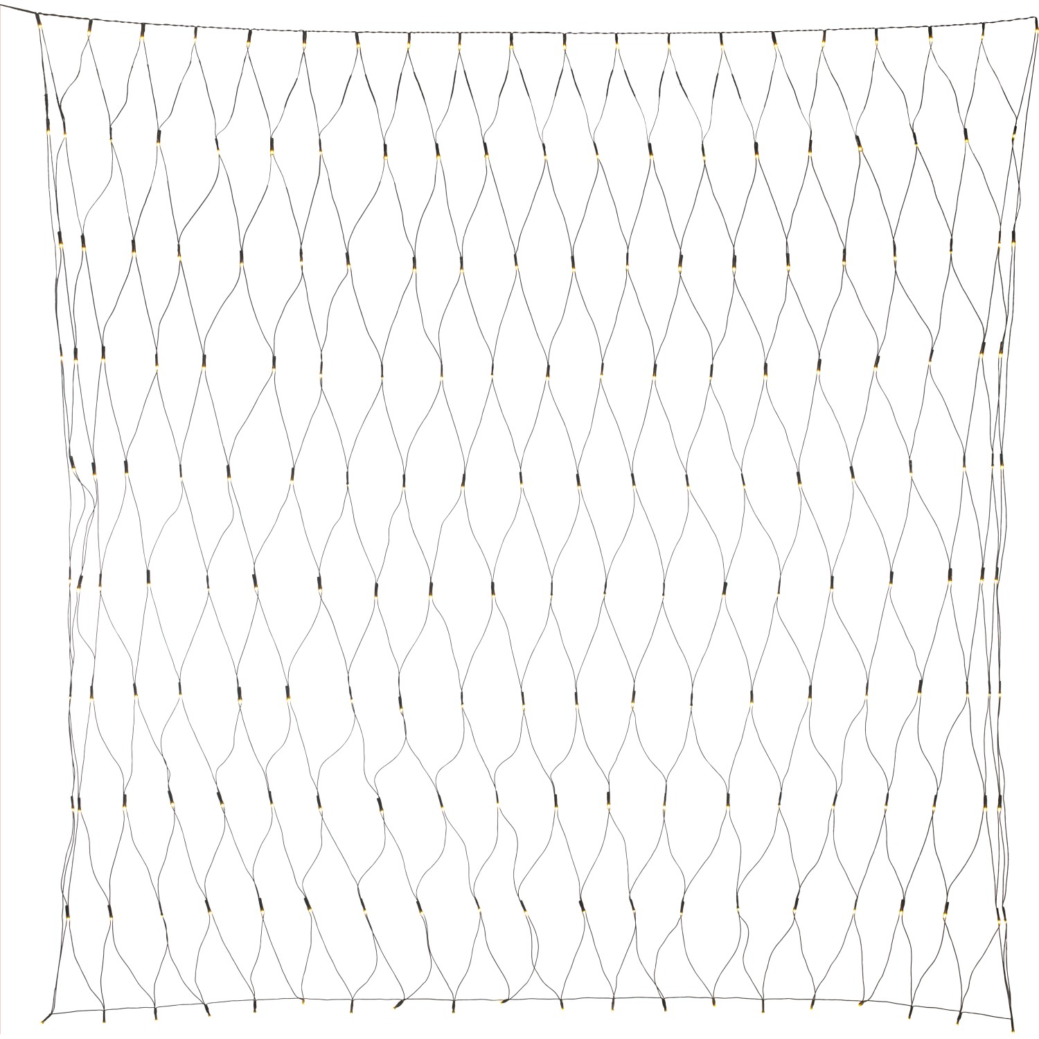 VLC LED světelná síť 200x LED teplá bílá, IP44, 200 x 200 cm