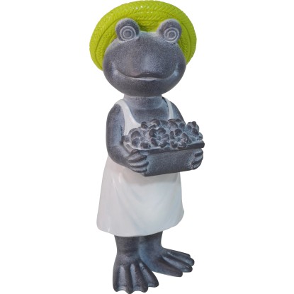 Dekorativní žába se slamákem 27,5 cm