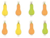 Anděl Přerov Dýně podlouhlé dřevěné na kolíčku, 8 ks, 3,5 cm Anděl Přerov Dýně podlouhlé dřevěné na kolíčku, 8 ks, 3,5 cm