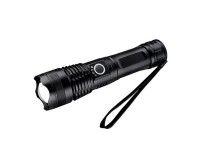 SOLIGHT LED svítilna nabíjecí, 1000 lm, zoom, černá