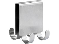 Wenko Dvojitý háček na sprchový kout Vieste Duo nerezový matný