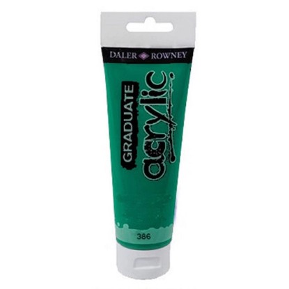 Daler Rowney Akrylová barva GRADUATE phthalo zelená, 120 ml
