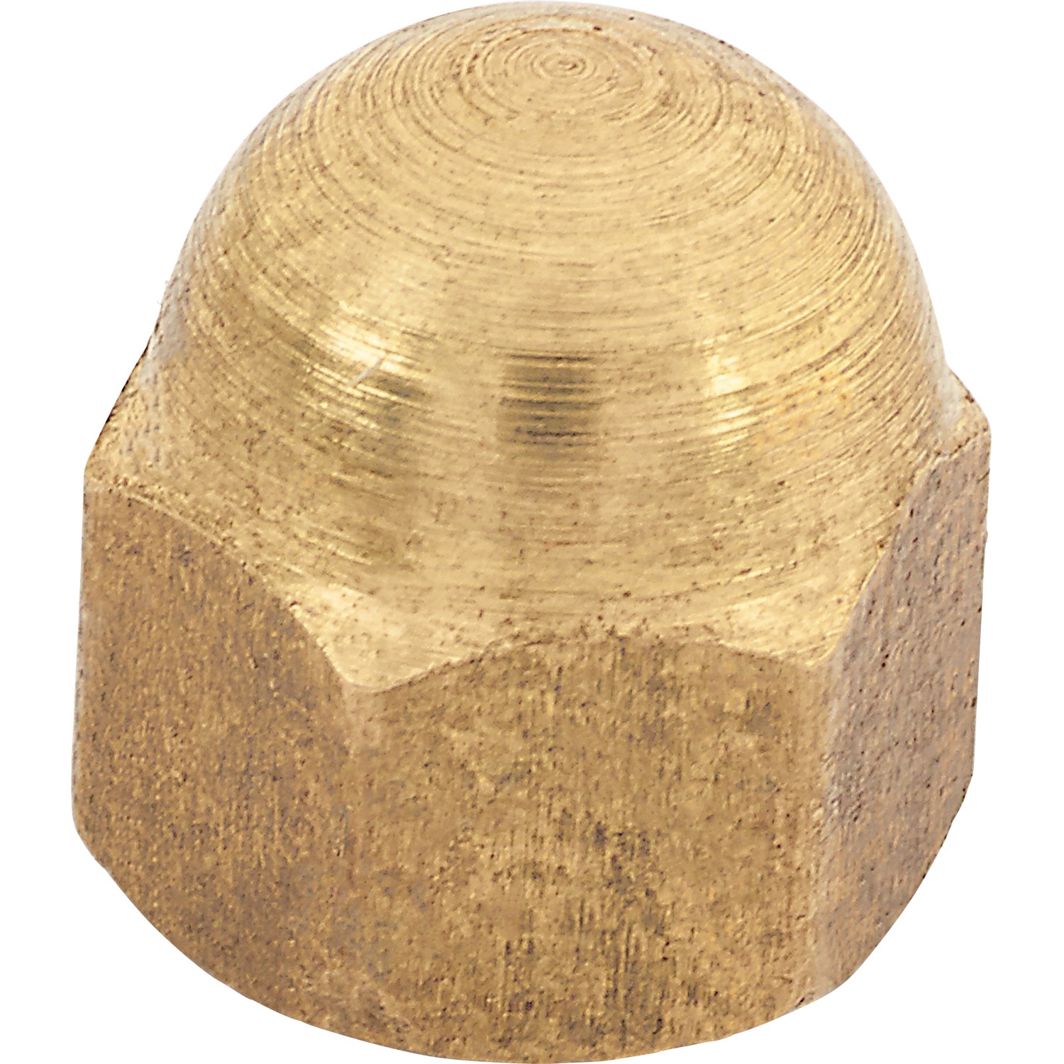 Uzavřená matice M5 mosaz, 8 ks