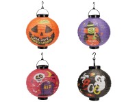 LED Lucerna se světlem halloweenský design, různé druhy, pr. 20,3 cm, 1 ks
