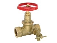 Průběžný kohout s odvodněním mosaz KE 125T 3/4