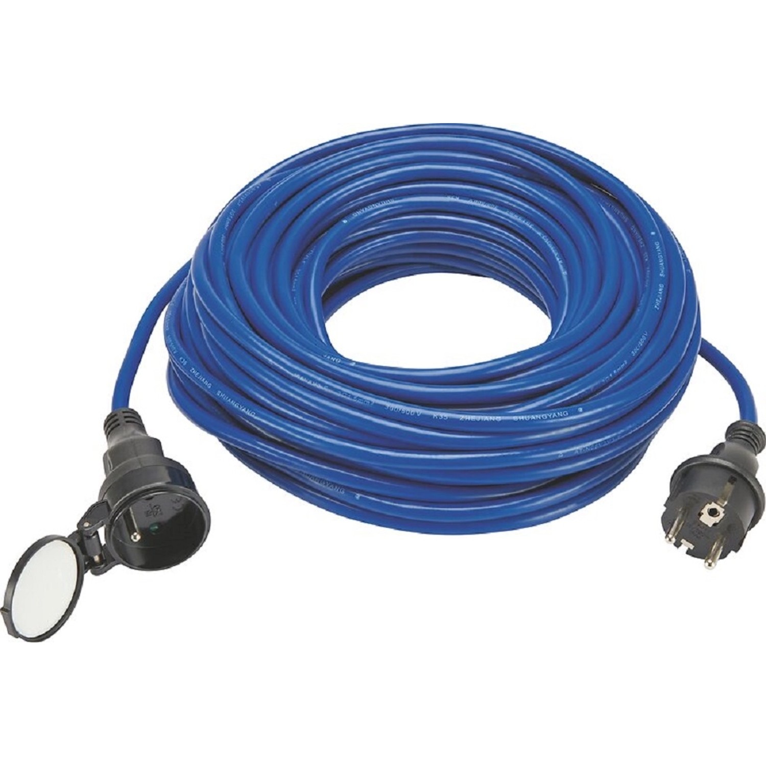 Prodlužovací kabel modrý 25 m