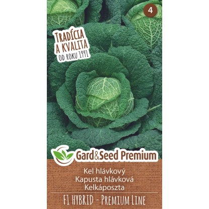 GardenSeed Premium Semínka Kapusta hlávková F1 Hybrid PREMIUM