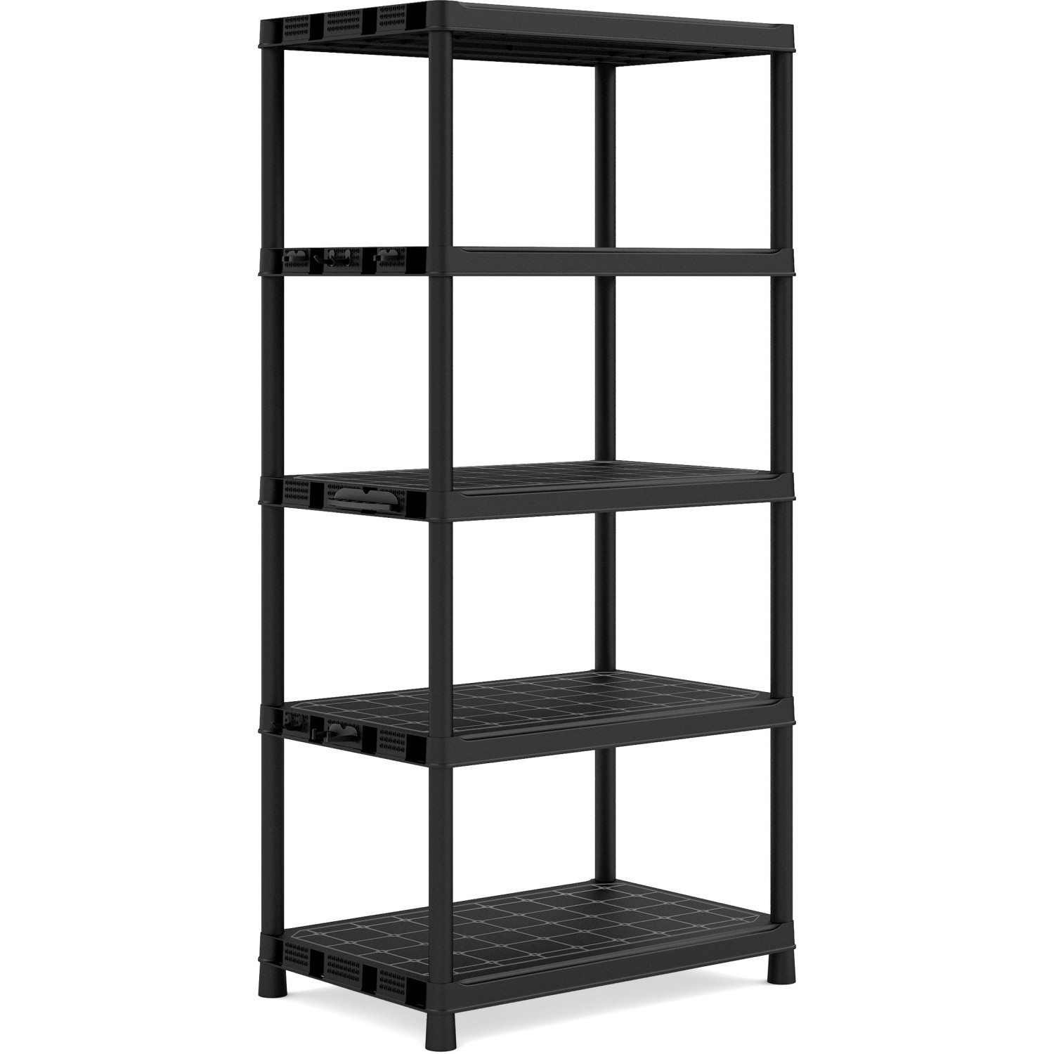 Plastový regál XL / 5 černý