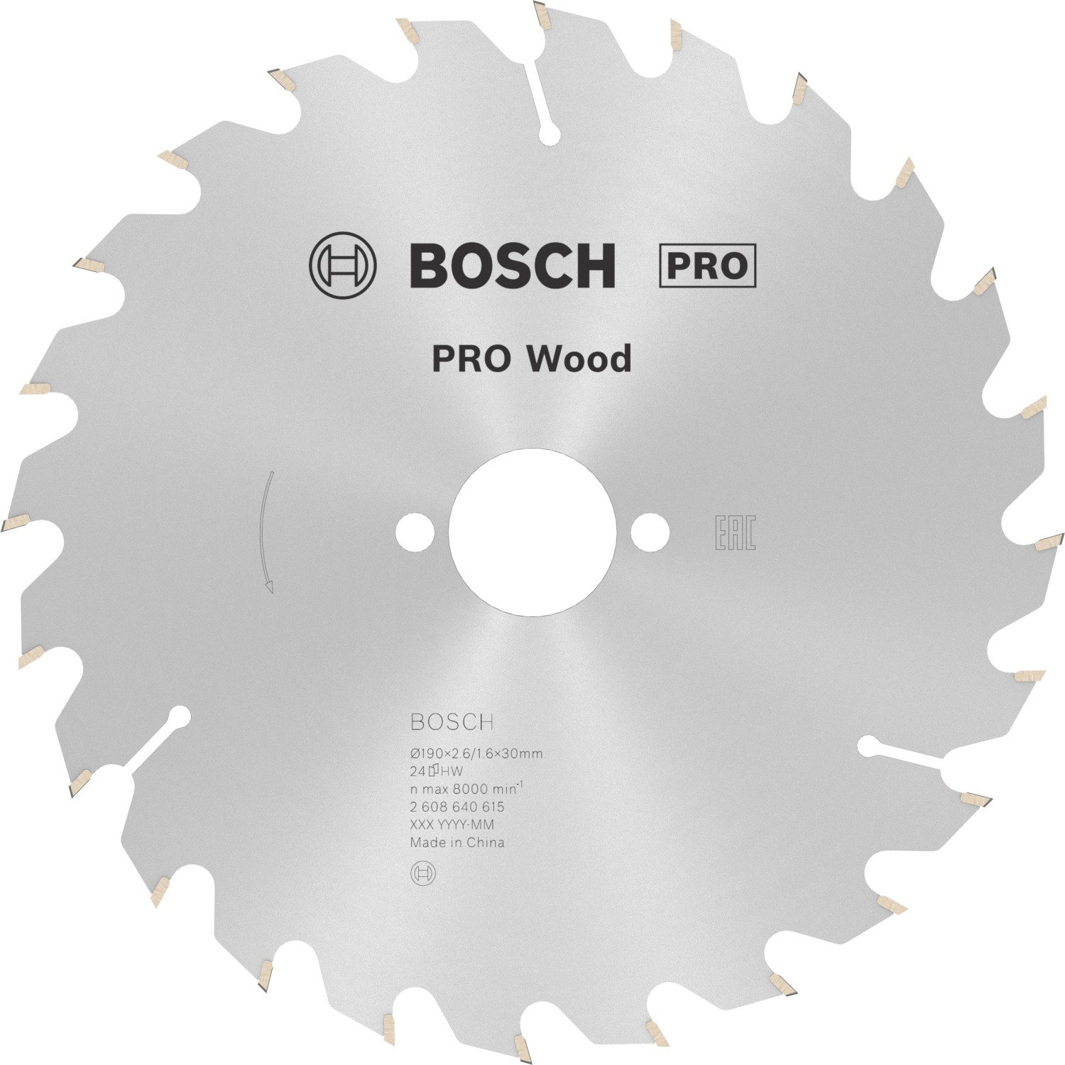Bosch Pilový kotouč do kotoučové pily Optiline Wood 190 mm x 30 mm x 2,6 mm