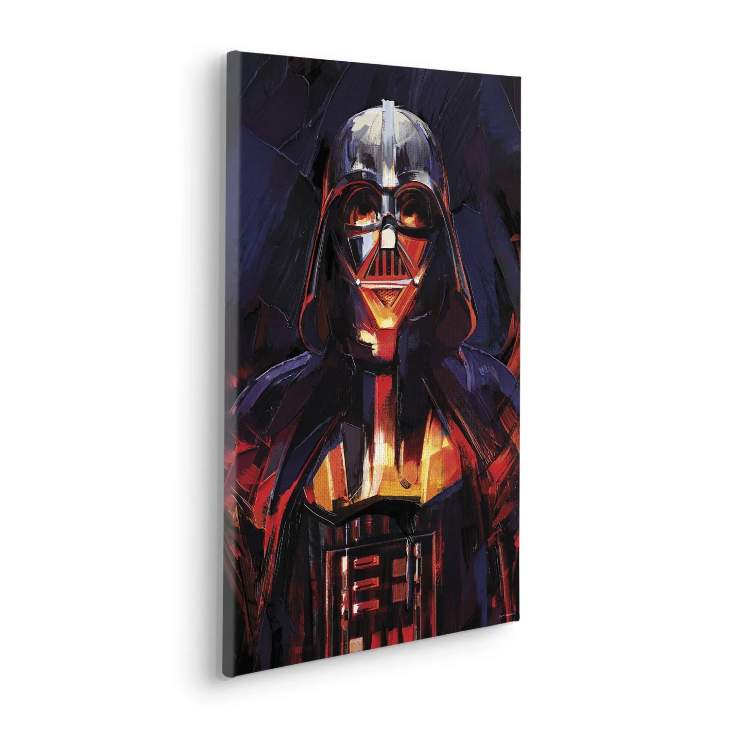 Komar Nástěnný obraz na rámu Star Wars Darth Vader Flaming 40 x 60 cm