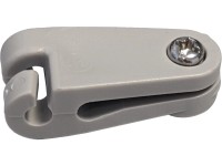 Peddy Shield Posuvné háčky pro stínící plachty, světle šedá, 20 ks