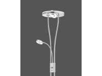 Just Light. Stojací LED lampa Helia se čtecím ramenem, 16,8+2x3,8W 3000K 198cm Just Light. Stojací LED lampa Helia se čtecím ramenem, 16,8+2x3,8W 3000K 198cm