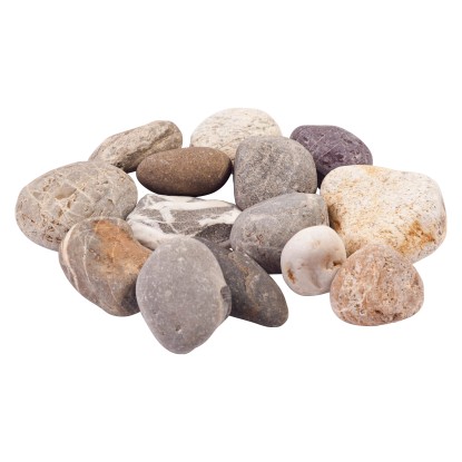 WECO Říční štěrk "Rhein", vícebarevný, 40-80 mm, 25 kg/pytel