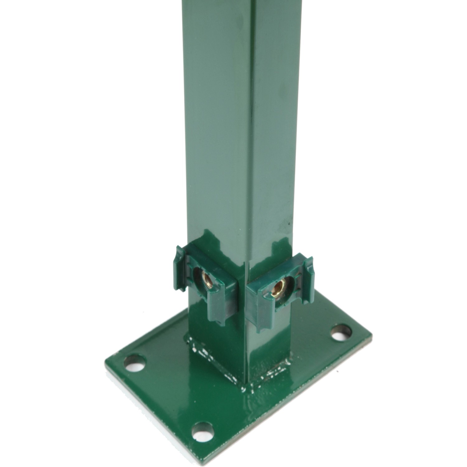 Floraworld Rohový plotový sloupek s navařenou patkou zelená 6 x 4 x 189 cm