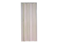 HOPA Plastové shrnovací dveře Lucie plné buk 73 x 200 cm
