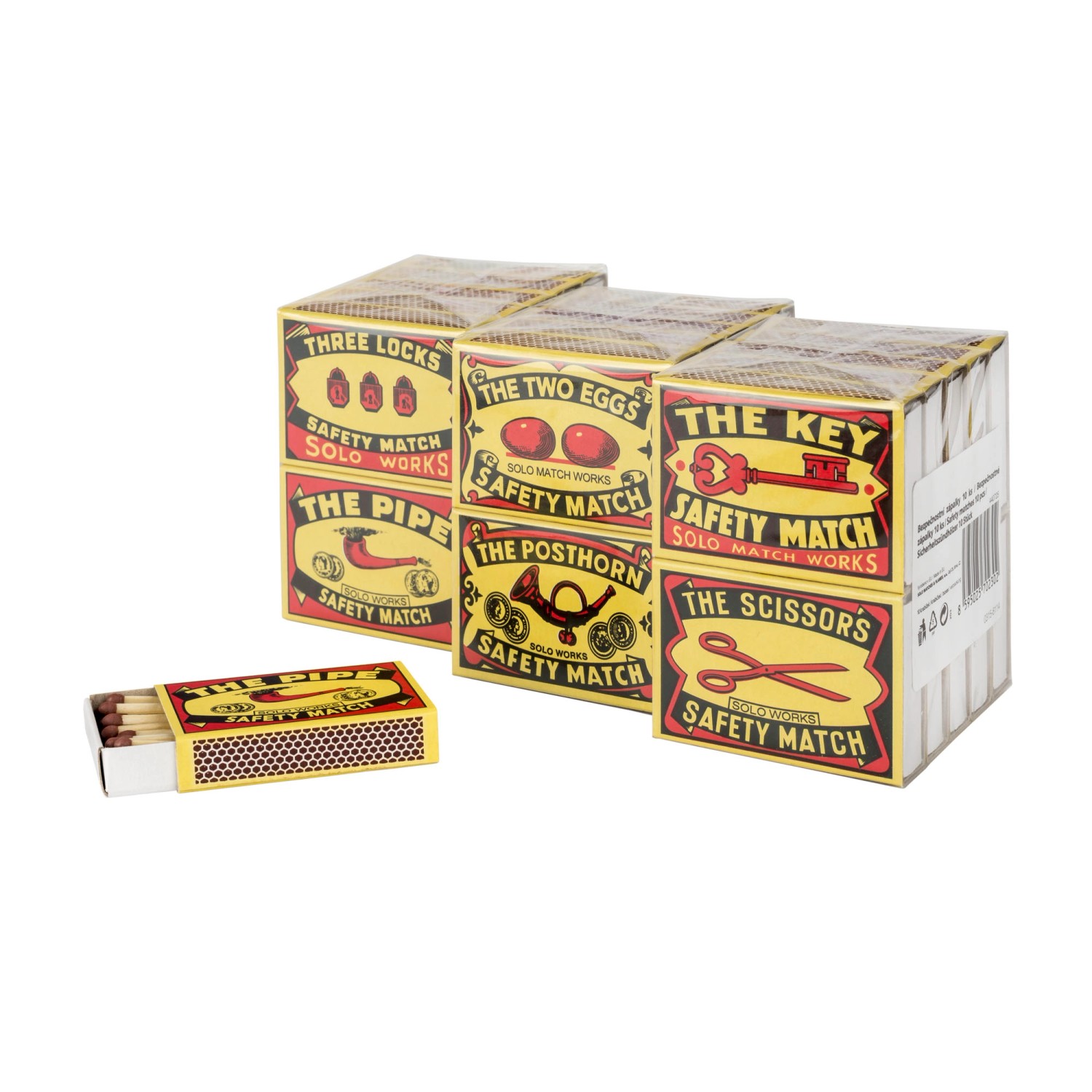 Zápalky bezpečnostní malé 10ks