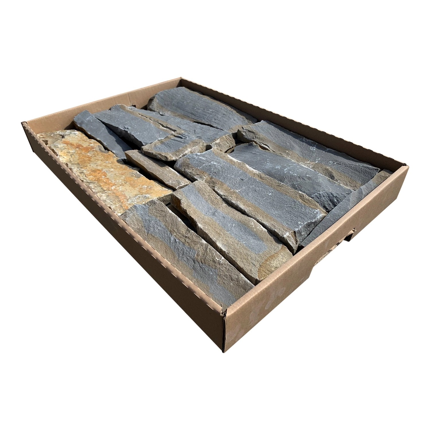 Těrchovský kámen Obklad štípaný Speciál 1x řezaný, do 3 cm