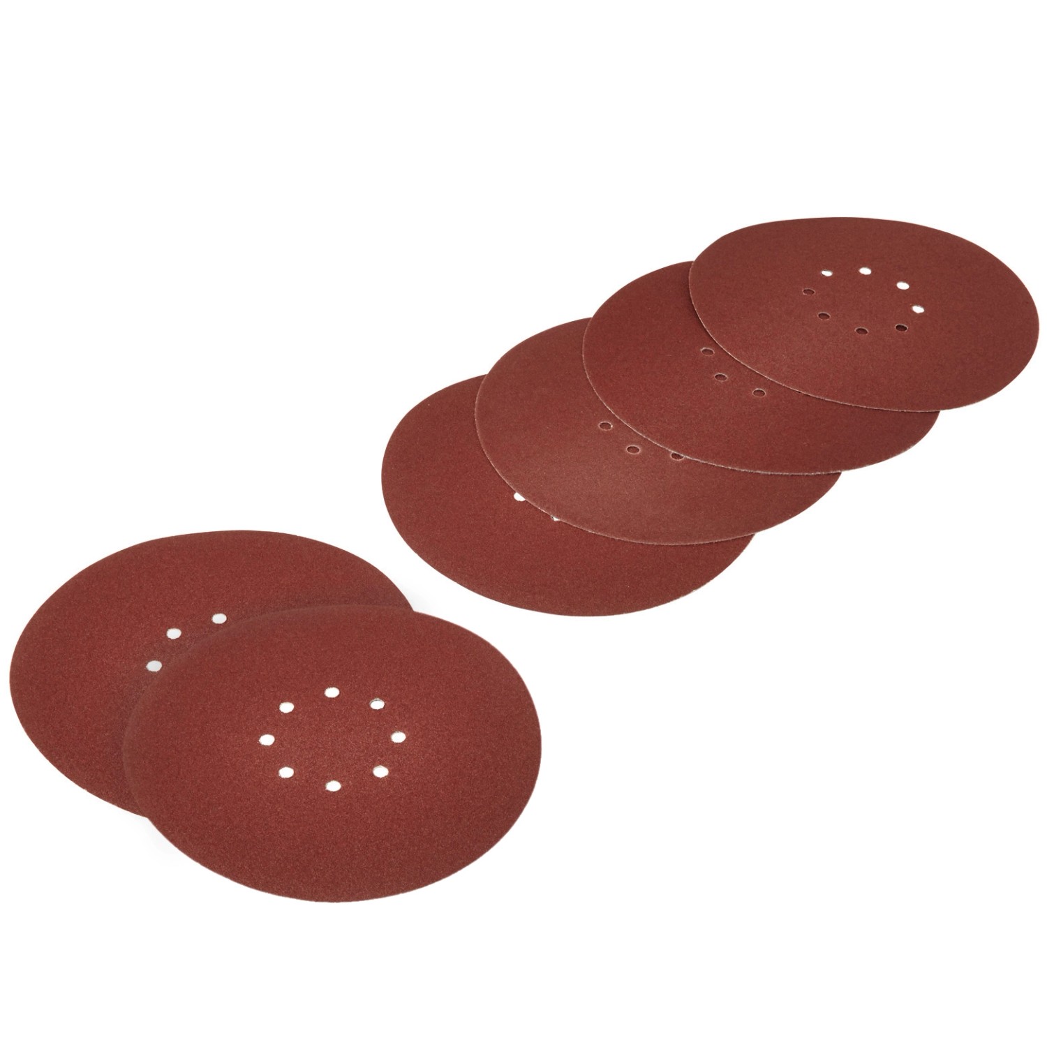 LUX-TOOLS Sada brusných papírů pr. 225 mm, 6dílná (80/100/120/150/180/240)