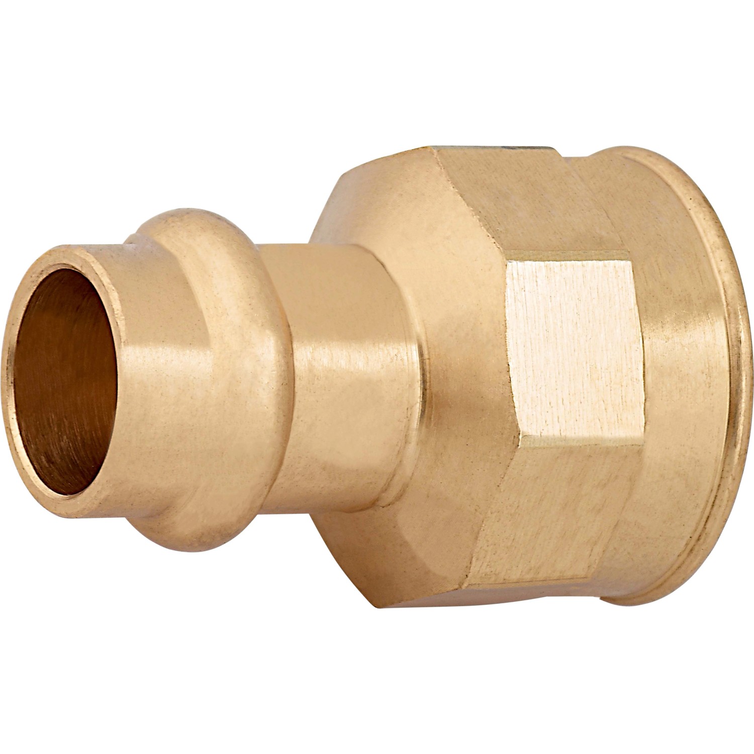 Přechodový nátrubek červený bronz, pr. 15 mm x 24,1 mm (Rp 3/4), 1 ks