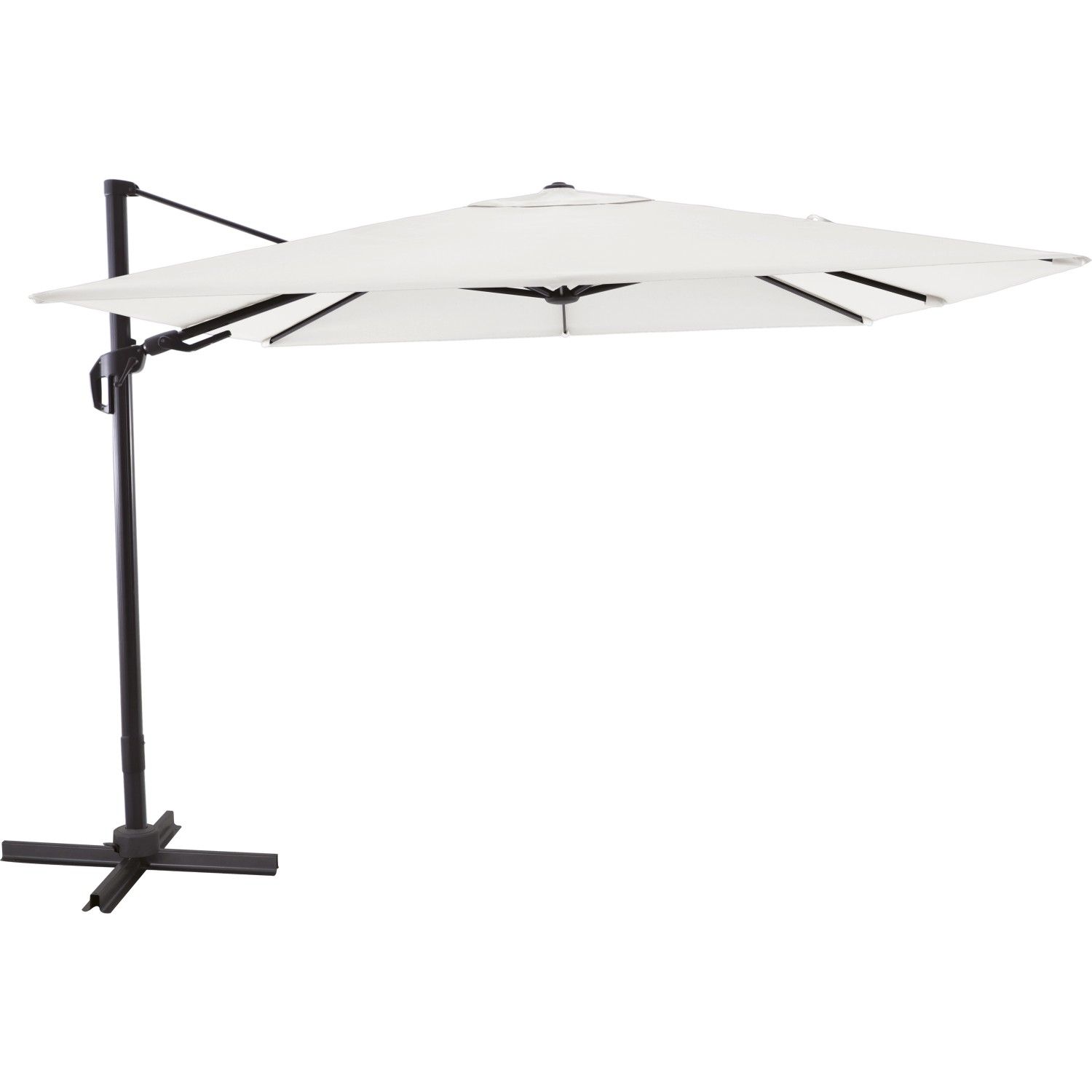 OBI Závěsný slunečník Aros krémově bílý 280 x 280 cm