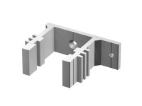 GS Terrassen Držák panelu PRO pro hliníkový profil ALUecofix 45 x 38 mm GS Terrassen Držák panelu PRO pro hliníkový profil ALUecofix 45 x 38 mm