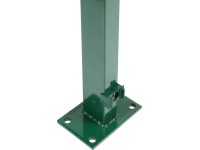 Floraworld Plotový sloupek s navařenou patkou zelená 6 x 4 x 89 cm