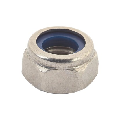 LUX-TOOLS Šestihranná pojistná matice pozinkovaná M8, pr. 13 mm - na váhu