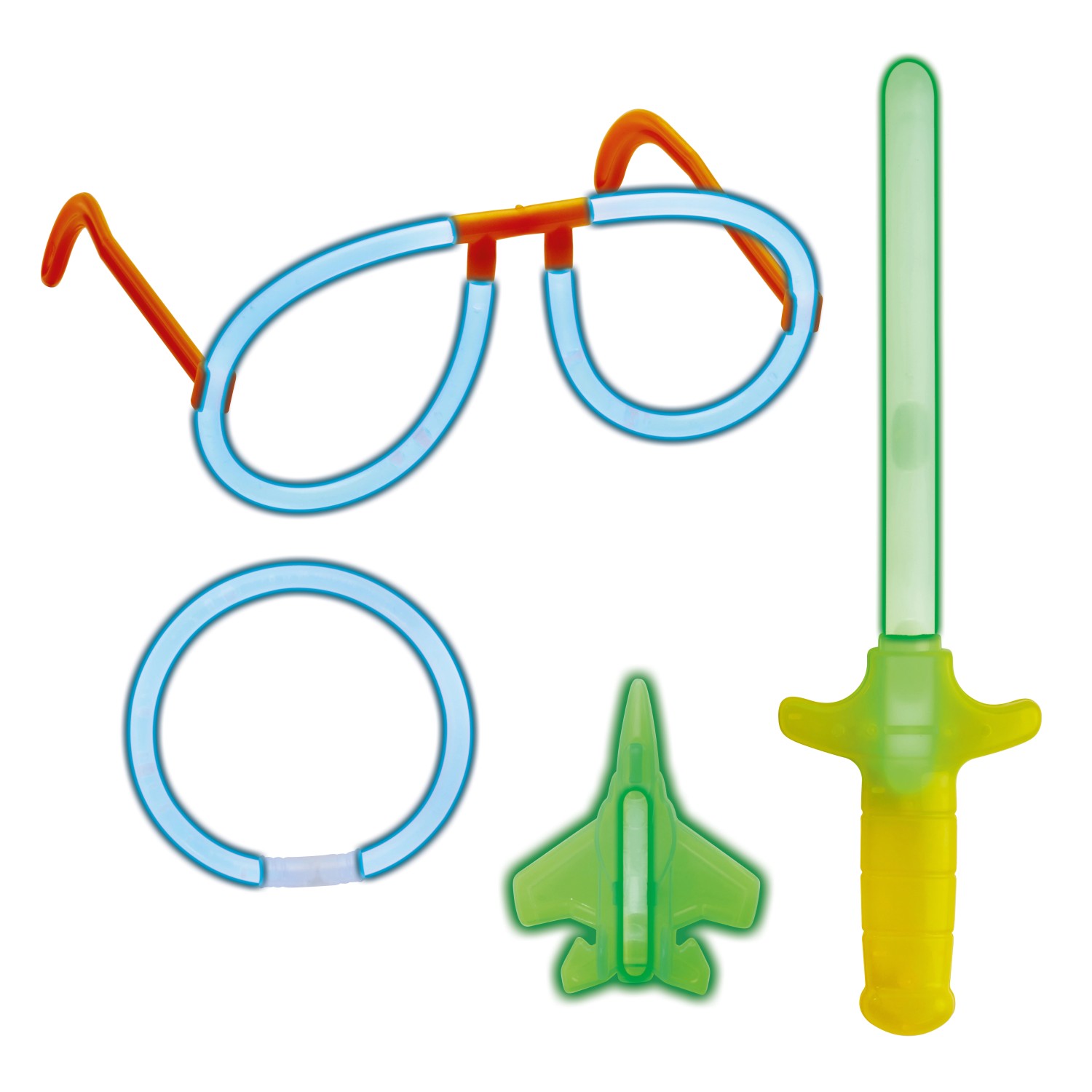 Party sada svíticích tyčinek Glow Boy