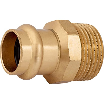 Lisovací redukční vsuvka červený bronz, pr. 22 mm x 33,3 mm (R 1), 1 ks