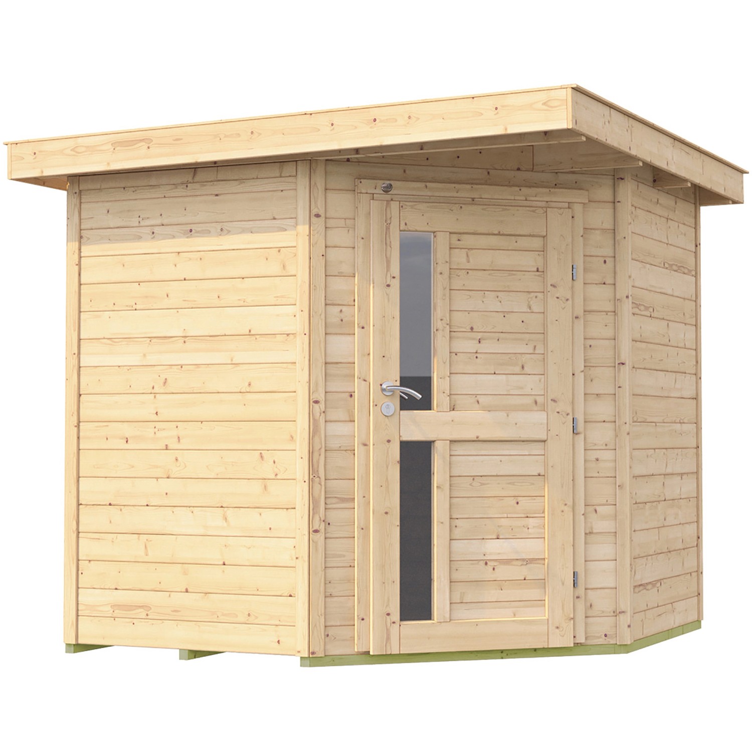 Weka Zahradní domek 229 A, vel. 1, přírodní, 244 x 244 x 217 cm