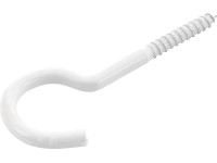 Hák na prádelní šňůru, pozinkovaný bílý povrch, 5,2 x 80 mm - prodej na váhu
