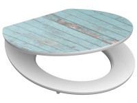 Eisl WC sedátko Blue Wood dřevěné jádro s automatickým sklápěním Eisl WC sedátko Blue Wood dřevěné jádro s automatickým sklápěním