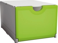Surplus Systems Plusbox, bílý, zelené víko, 398 x 266 x 209 mm