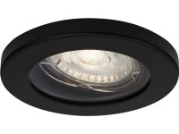 BRILO Vestavné LED svítidlo Kowali 3 ks, matná černá, pr. 85 mm BRILO Vestavné LED svítidlo Kowali 3 ks, matná černá, pr. 85 mm