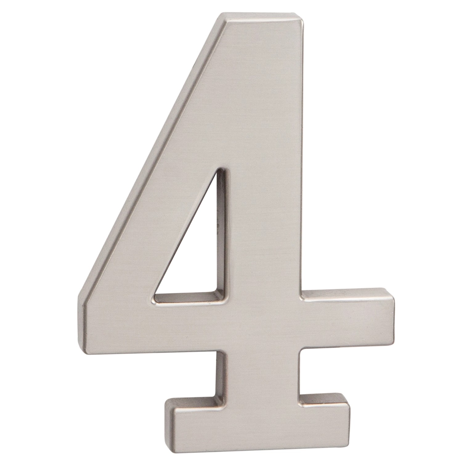 Cislo 3D nikl matny 4