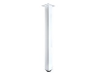 Hettich Noha stolu, bílá, 60 x 60 x 700 mm