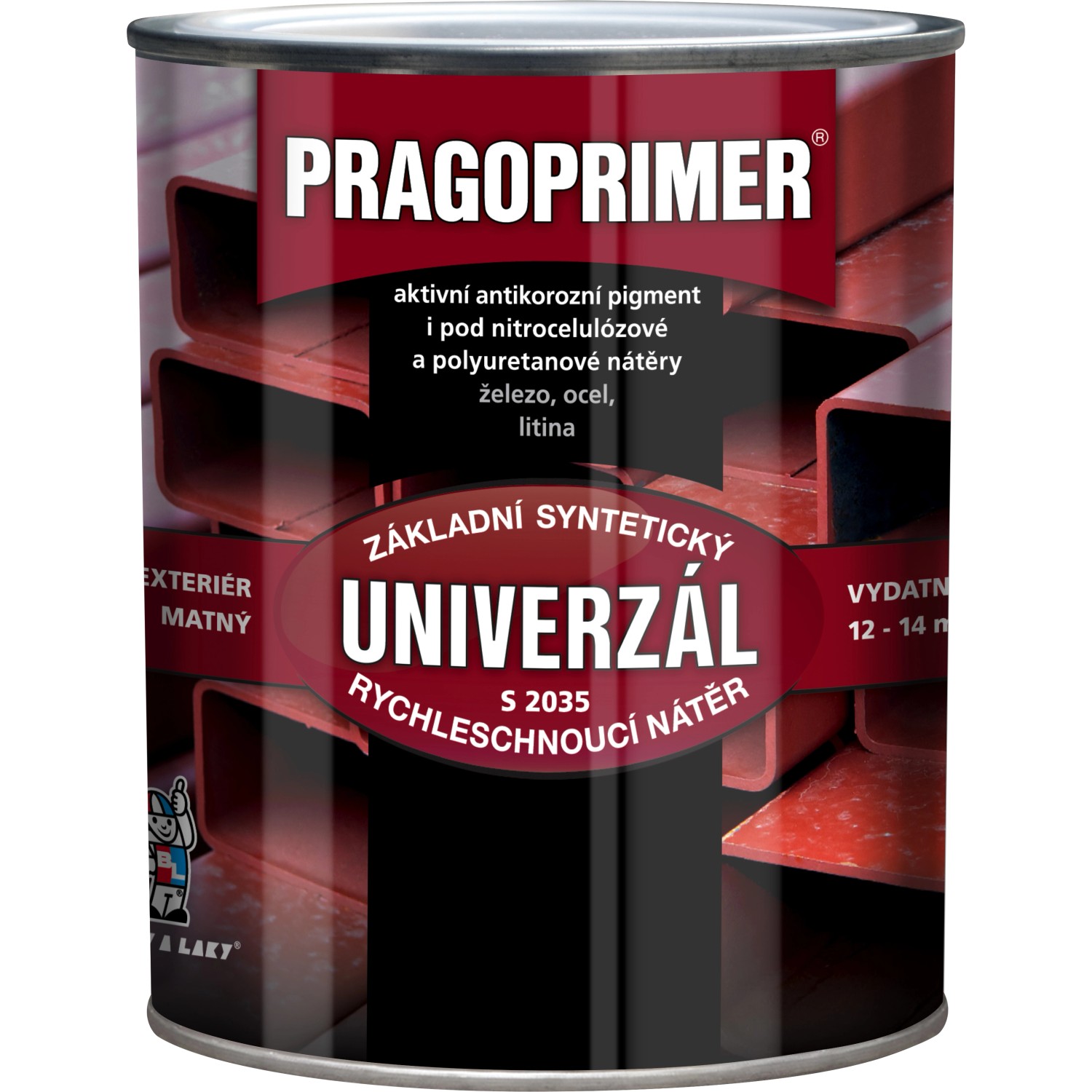 Pragoprimer Univerzál 0110 šedá 0,6l