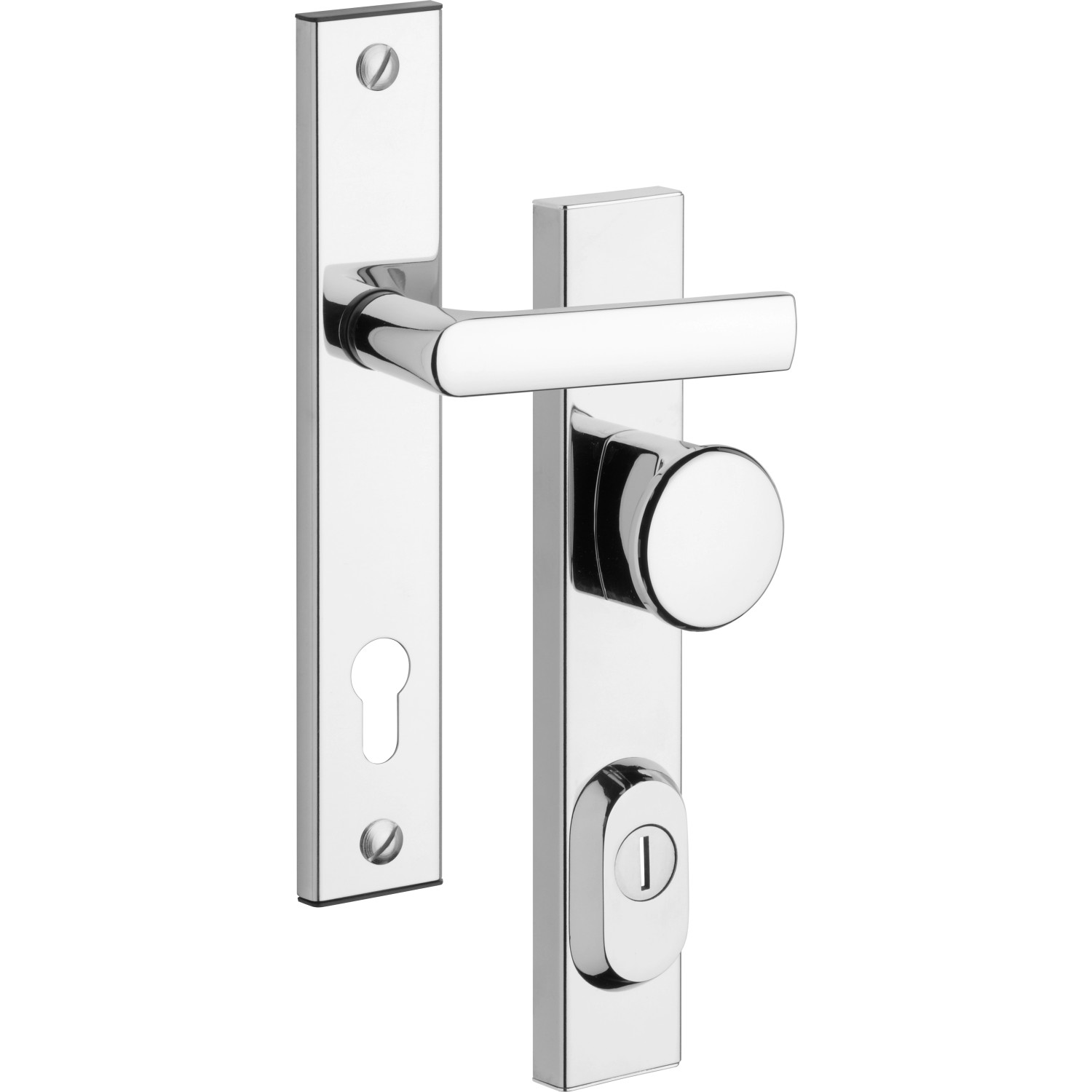 Rostex Bezpečnostní kování klika - knoflík R1 / 90 mm