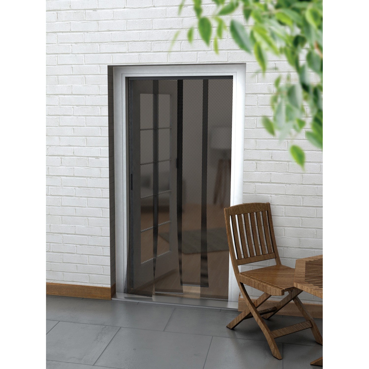 OBI Lamelový závěs 95 x 220 cm antracit