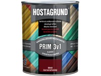 HOSTAGRUND Základní i vrchní barva na kov 3v1 PRIM S2177 0840 červenohnědá 600ml