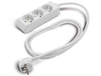Prodlužovací kabel 3 zásuvky, 3500 W/16 A, bílá, 1,4 m