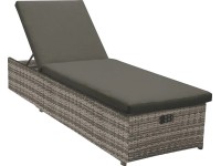 Lehátko Vermont Shadow earth 198 x 65 x 41-107 cm *