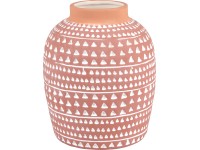 Váza Desert Flower keramická 18,5 cm x průměr 15 cm terakota