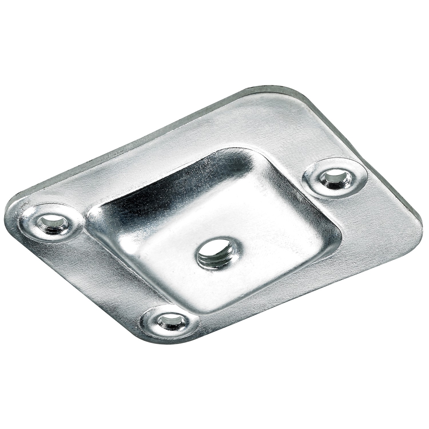 Hettich Montážní deska nohy stolu 58 x 67 mm 10° pozinkovaná